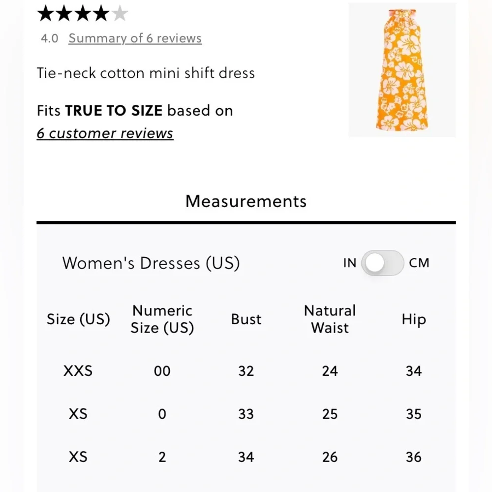 J. Crew Women Tie-neck Cotton Sleeveless Coastal Vacation Mini Shift Dress Sz  2 - Picture 14 of 14